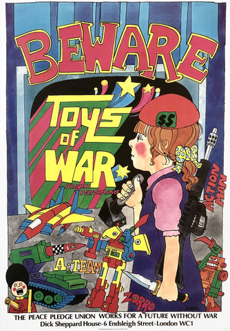 Beware Toys of War (A2 Poster)